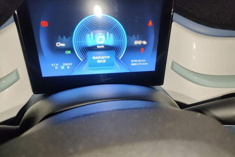 Used Dongfeng NAMMI EX1 2023 PRO Light Wind Edition Lightning Model Odometer Close Up