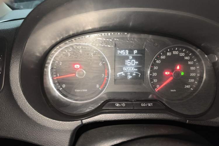 Used Volkswagen Polo 2014 1.6L Automatic Comfort Edition Odometer Close Up