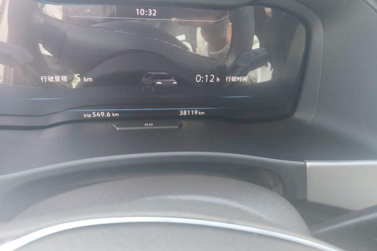 Used Volkswagen Teramont 2017 380TSI Four-Wheel Drive Flagship Edition Odometer Close Up