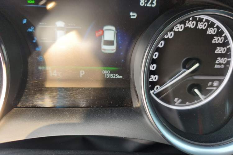 Used Toyota Camry 2019 2.5G Luxury Edition China V Standard Odometer Close Up