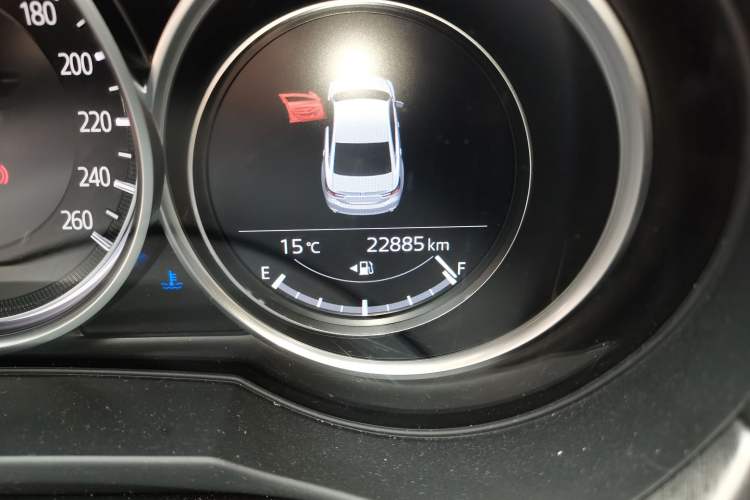 Used Mazda Atenza 2021 2.5L Sky Blue Sport Edition Odometer Close Up