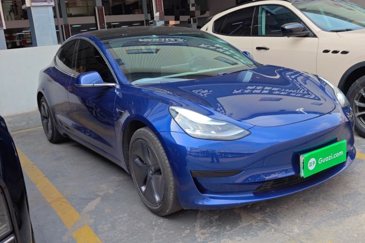 Used Tesla Model 3 2019 Standard Range Rear-Drive Upgraded Version Front Right 45 Deg