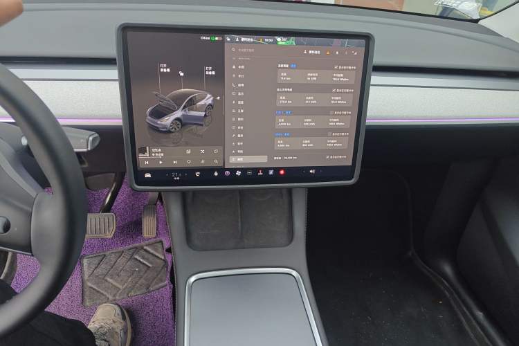 Used Tesla Model Y 2024 Rear-Wheel-Drive Version Audio And AC Panel