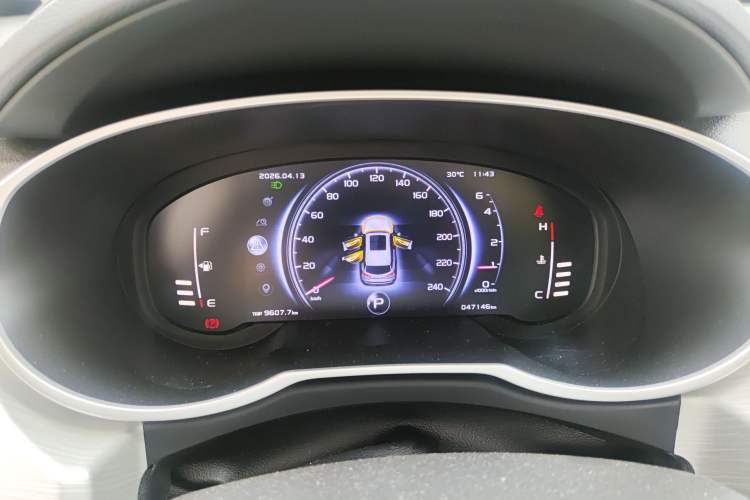 Used Geely Auto Emgrand X7 Sport 2020 1.8TD DCT Two-Wheel Drive Smart Connect 4G-Enabled Version Instrument Cluster