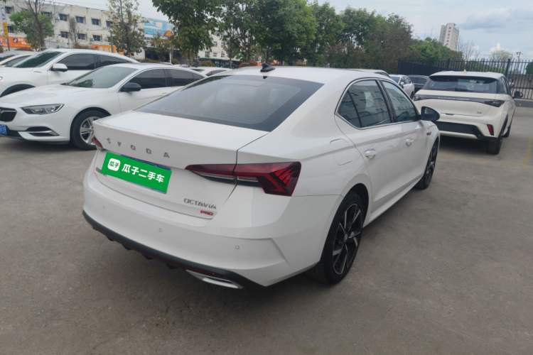 Used Skoda Octavia 2021 PRO TSI280 DSG Luxury Edition Rear Right 45 Deg