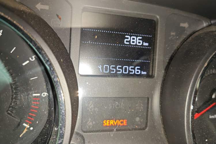 Used Citroen C3-XR 2015 1.6L Manual Pioneer Model Odometer Close Up