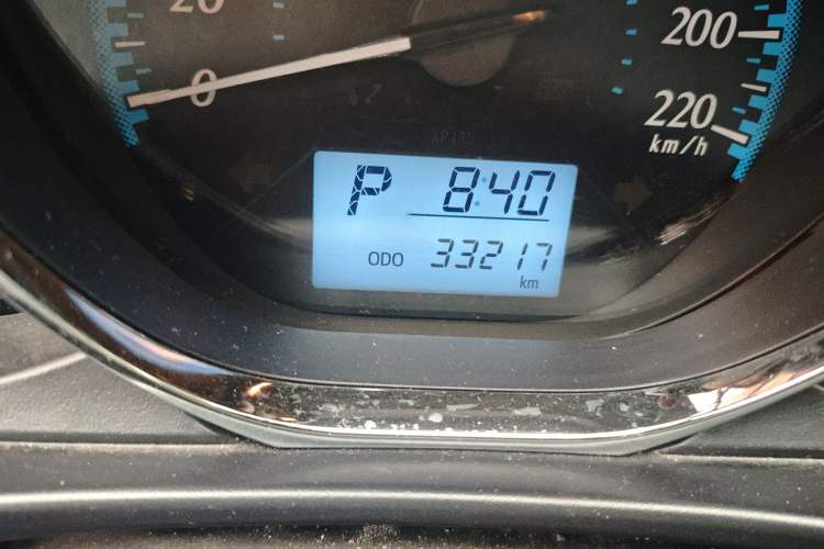 Used Toyota YARiS L Zhi Xiang 2019 1.5E CVT Dynamic Edition China VI compliant Odometer Close Up