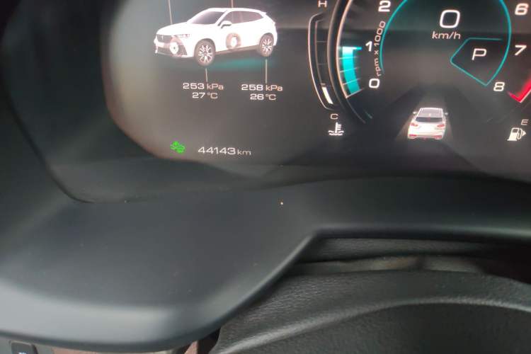 Used Wey VV7 GT 2020 2.0T Flagship Edition Odometer Close Up