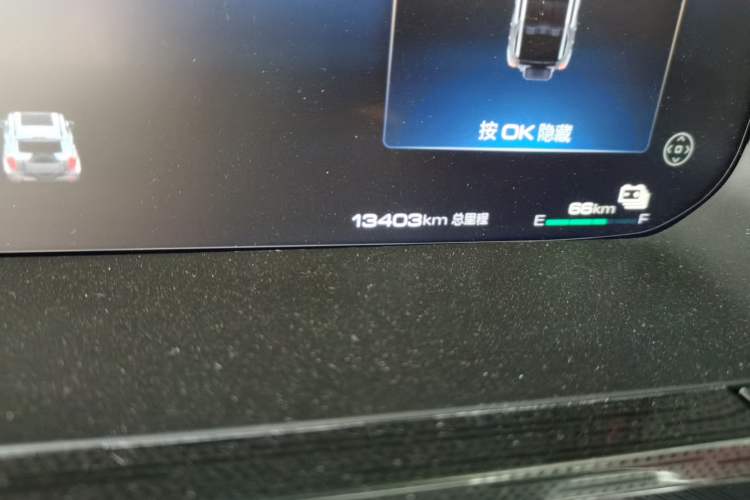 Used Tank 400 New Energy 2024 Hi4-T City Edition Odometer Close Up