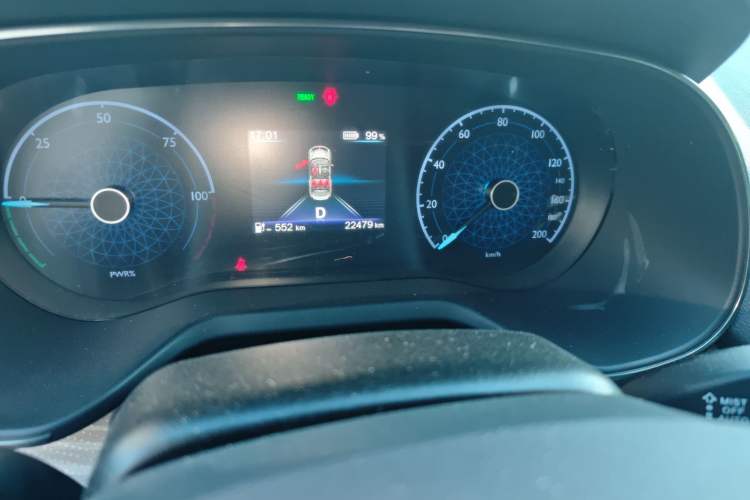 Used Hongqi E-QM5 2024 560km PLUS Odometer Close Up