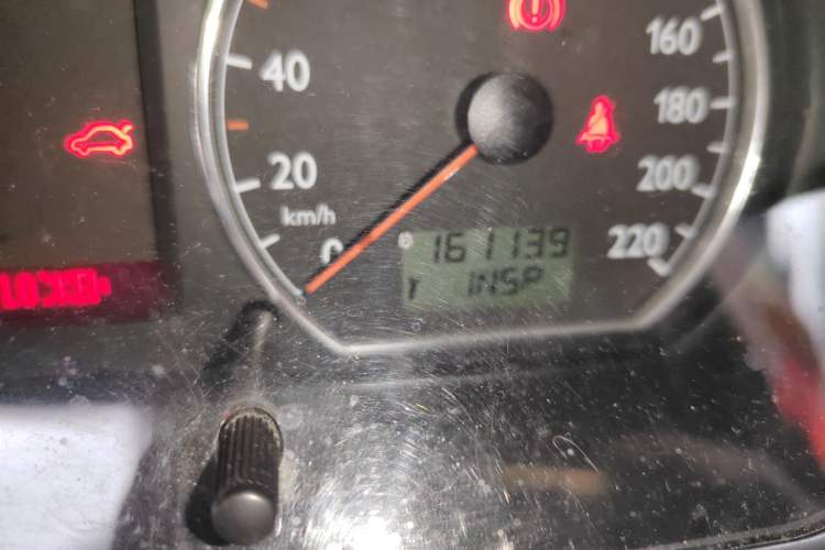 Used Volkswagen Polo 2009 Jingqu 1.6L Automatic Elegant Edition Odometer Close Up