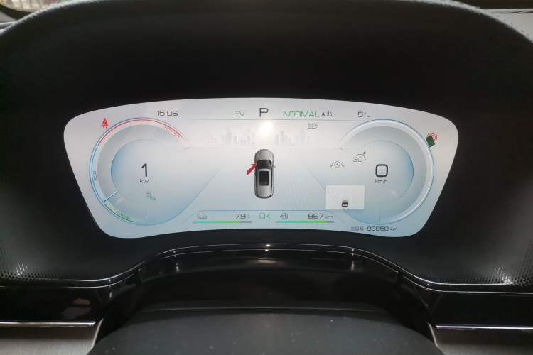 Used BYD Tang New Energy 2022 DM-i 252km Luxury Model Instrument Cluster