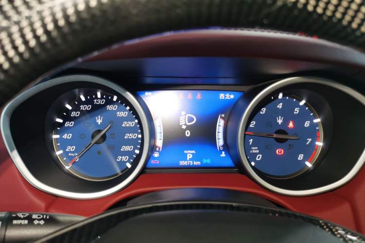 Used Maserati Ghibli 2019 3.0T Diamond Black Global Limited Edition China VI Standard Instrument Cluster