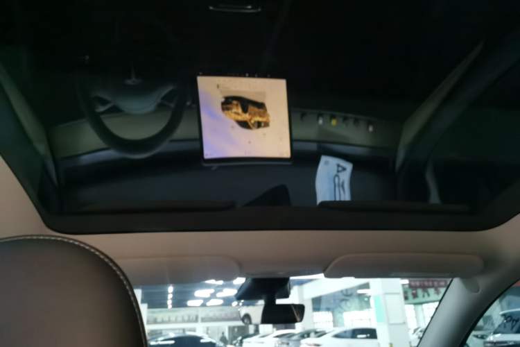 Used Tesla Model Y 2022 Long-Range All-Wheel-Drive Version Headliner