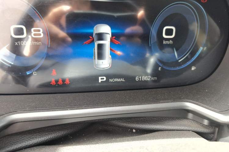 Used GAC Trumpchi GS4 2020 270T Automatic Smart Connectivity Edition Odometer Close Up