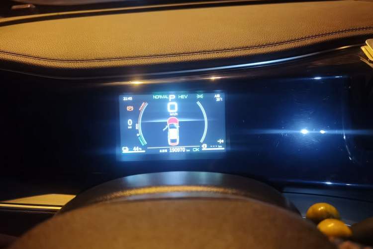 Used BYD Qin PLUS 2021 DM-i 55KM Flagship Model Instrument Cluster