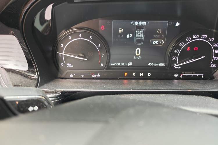 Used Lincoln Corsair 2020 2.0T Two-Wheel Drive Zunyue Edition Odometer Close Up