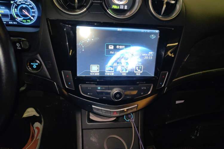 Used BYD Tang New Energy 2015 2.0T Four-Wheel-Drive Flagship Model Audio And AC Panel