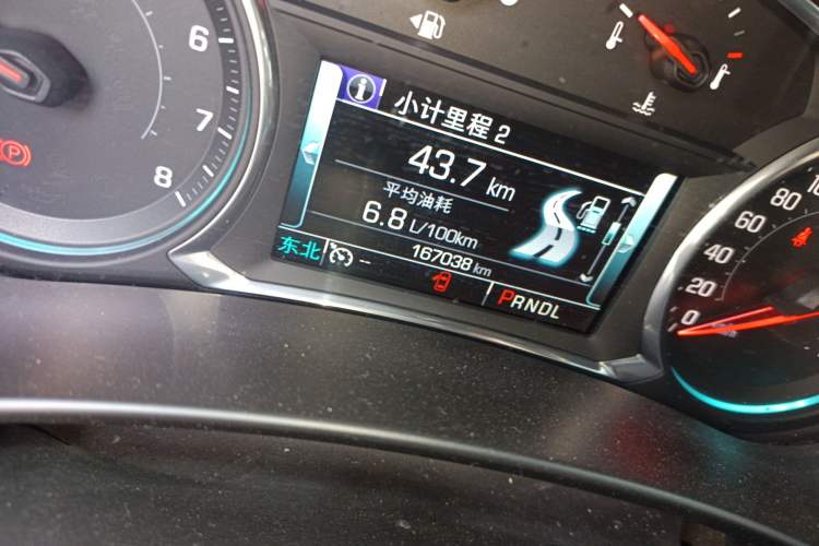 Used Chevrolet Equinox 2018 535T Automatic YuJie Edition Odometer Close Up