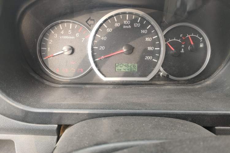 Used Wuling Hongguang 2010 1.2L Practical Version China IV Odometer Close Up