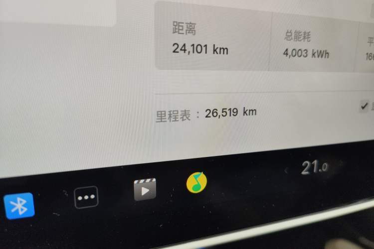 Used Tesla Model 3 2023 Rear-Wheel-Drive Version Odometer Close Up