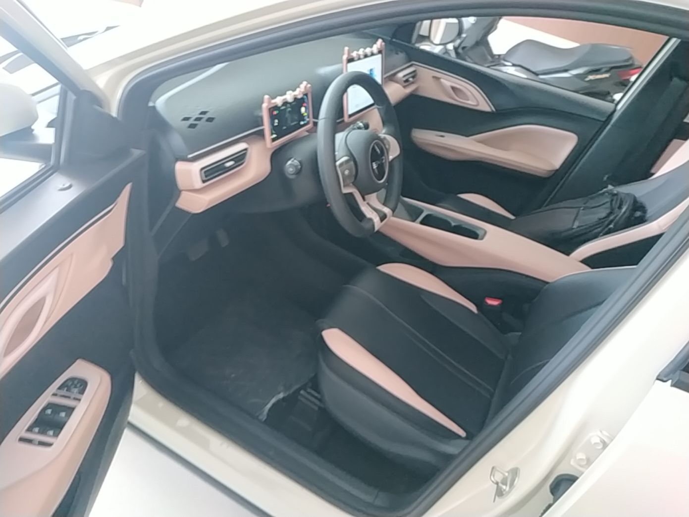 Vordere Reihe im Auto