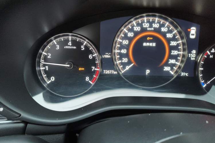 Used Mazda 3 Axela 2020 2.0L Automatic Zhiya Edition Odometer Close Up