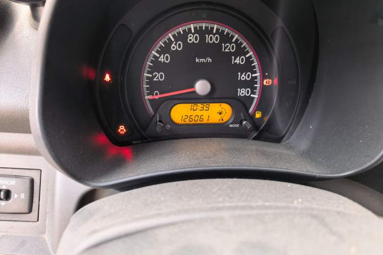 Used Suzuki Alto 2009 1.0L Manual Deluxe Edition Odometer Close Up