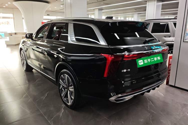 Used Hongqi E-HS9 2021 460 km Range Flagship Edition Six-Seater Rear Left 45 Deg