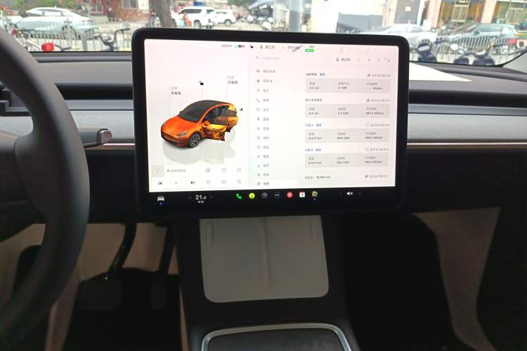 Used Tesla Model Y 2024 Rear-Wheel-Drive Version Audio And AC Panel