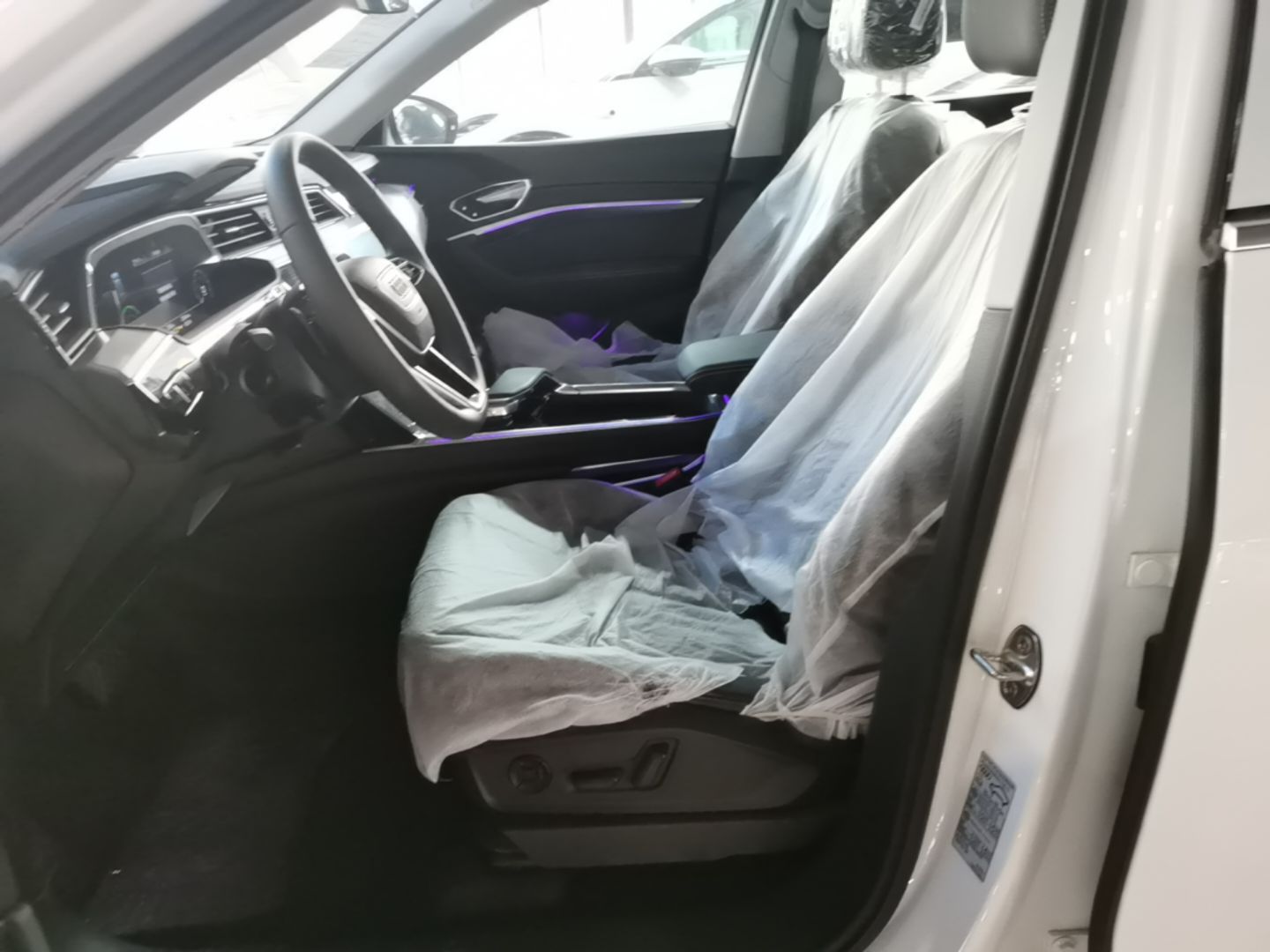 Vordere Reihe im Auto