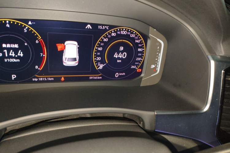 Used Volkswagen Teramont 2020 380TSI Four-Wheel Drive Luxury Version China VI Standard Odometer Close Up