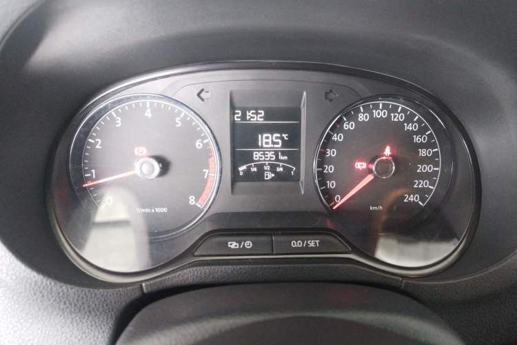 Used Volkswagen Polo 2014 1.4L Manual Fashion Edition Odometer Close Up
