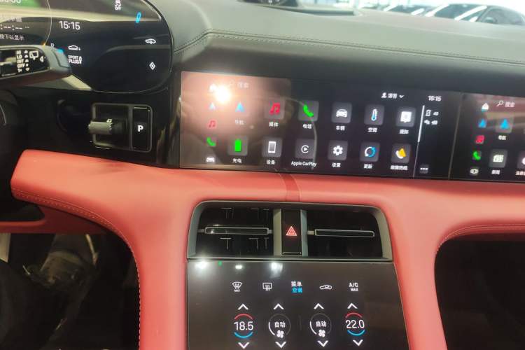 Used Porsche Taycan 2022 Taycan 4 Cross Turismo Audio And AC Panel