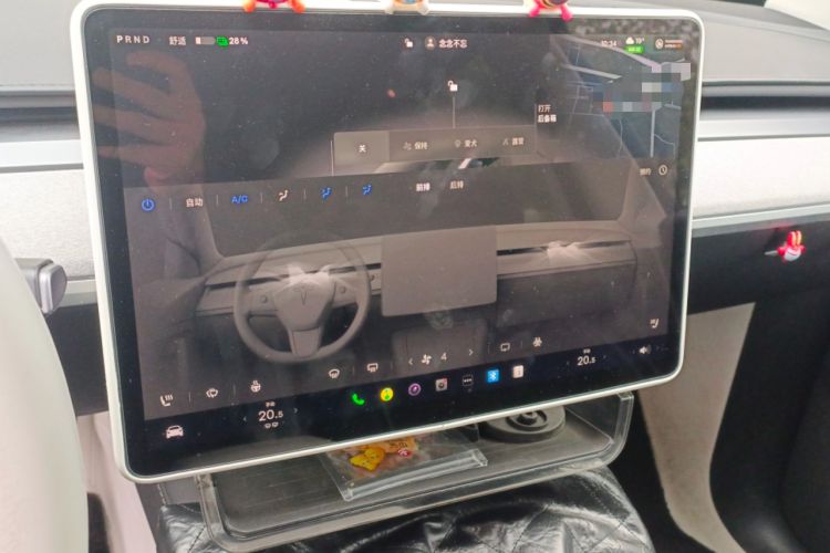 Used Tesla Model Y 2024 Rear-Wheel-Drive Version Audio And AC Panel