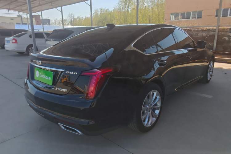 Used Cadillac CT5 2021 28T Luxury Model Rear Right 45 Deg