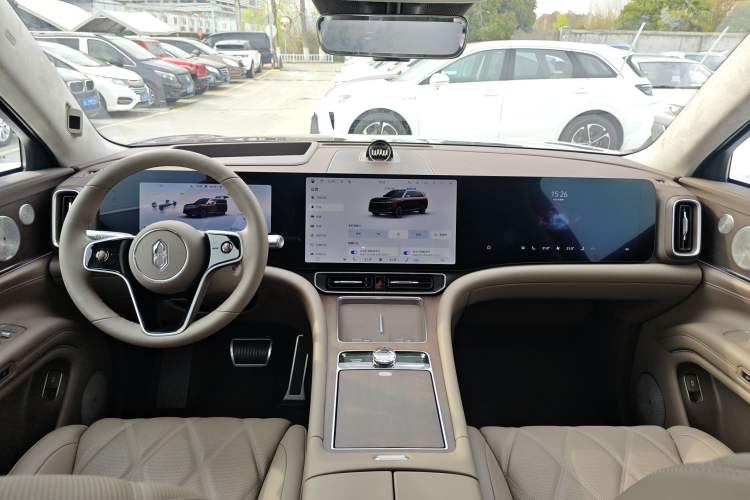 Used Hima AITO M9 2025 Extended-Range Ultra Version 52 kWh 6-Seater Center Console