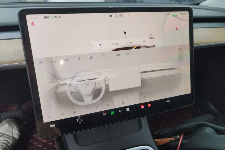 Used Tesla Model 3 2022 Rear-Wheel-Drive Version Audio And AC Panel