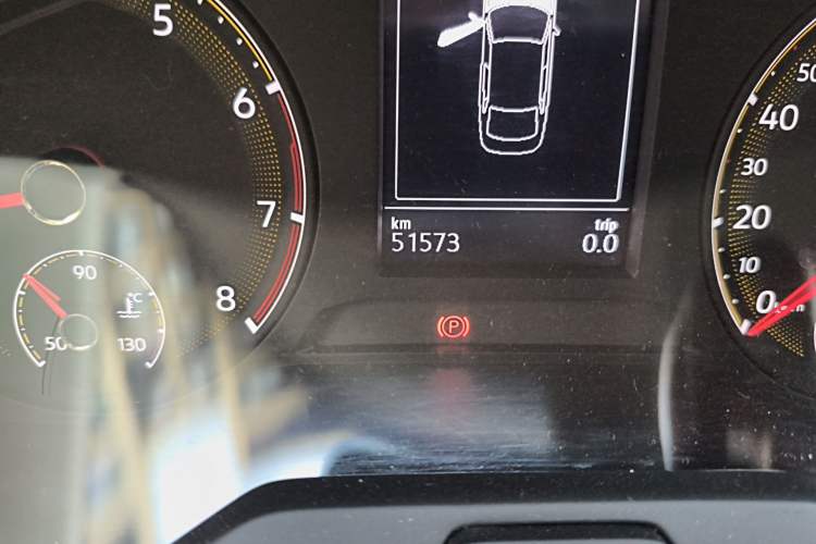 Used Volkswagen Sagitar 2019 280TSI DSG Comfort Version China VI Standard Odometer Close Up