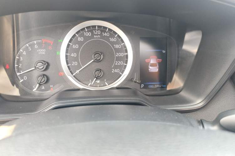 Used Toyota Allion 2021 2.0L Luxury Edition Odometer Close Up