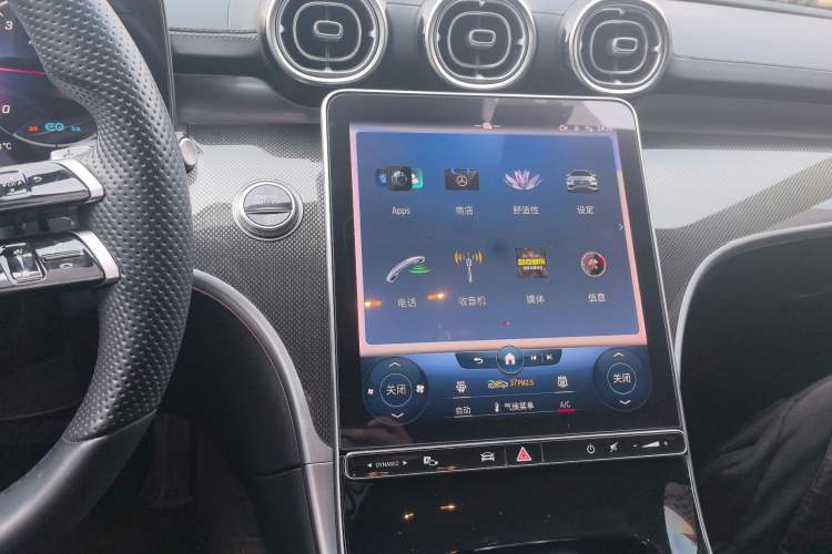 Used Mercedes-Benz C-Class 2022 C 260 L Sport Edition Audio And AC Panel