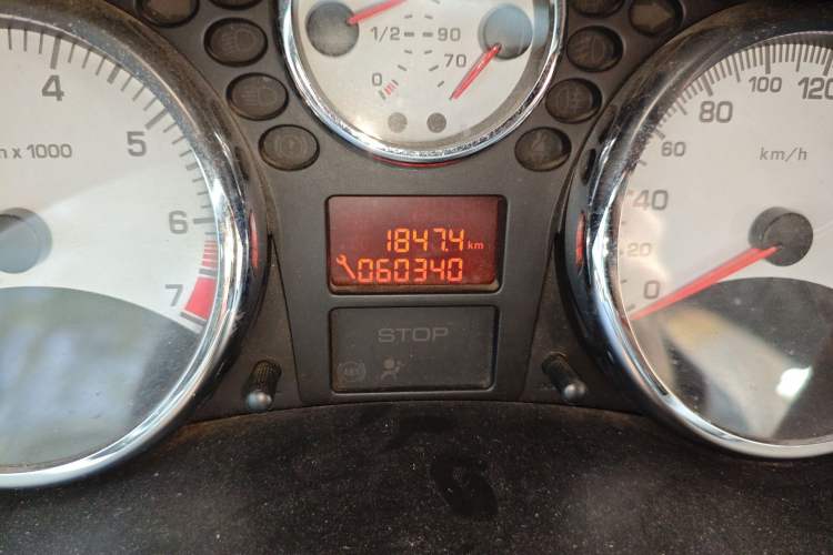 Used Peugeot 207 2011 Hatchback 1.4L Manual Yule Edition Odometer Close Up