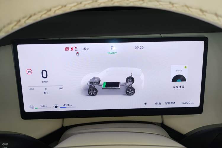 Used Wey Lanshan 2025 Four-Wheel Drive Max Instrument Cluster