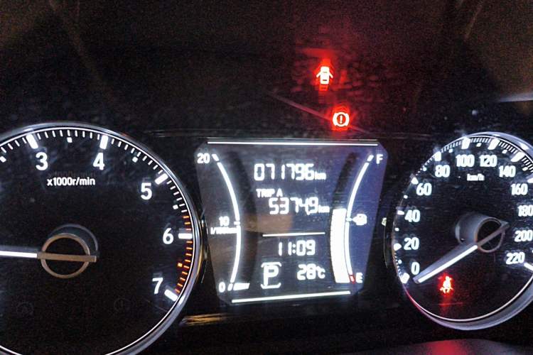 Used Honda Envix 2019 180TURBO CVT Enjoyment Edition China V Odometer Close Up