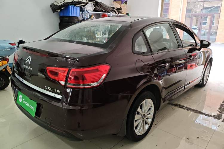 Used Citroen C-Quatre 2013 Sedan 1.6L Automatic Prestige Model Rear Right 45 Deg