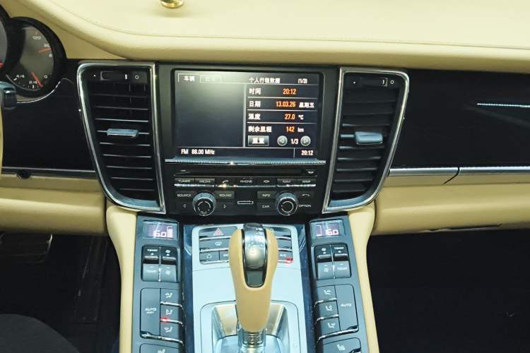 Used Porsche Panamera 2010 Panamera 3.6L Audio And AC Panel