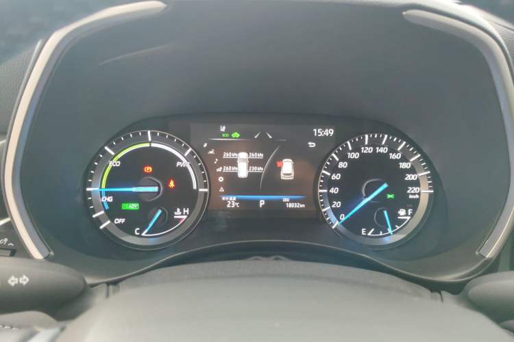 Used Toyota Highlander 2023 2.5L Smart Electric Hybrid Dual-Engine Four-Wheel Drive Prestige Version – 7 Seats Instrument Cluster