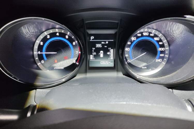 Used CHANGAN CS15 2016 1.5L Automatic Fashion Edition Odometer Close Up