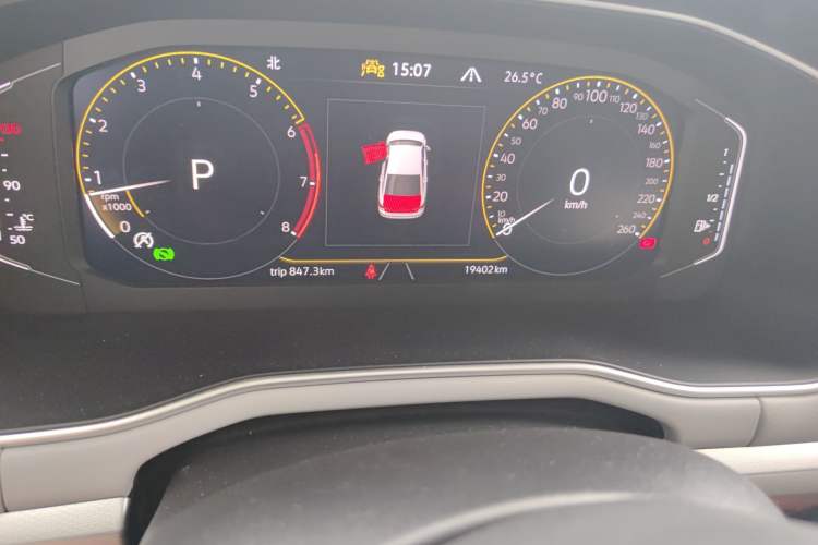 Used Volkswagen Bora 2023 280TSI DSG Prestige Edition Odometer Close Up