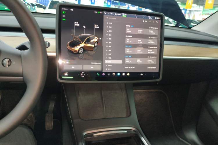 Used Tesla Model Y 2022 Revised Version Rear-Wheel Drive Audio And AC Panel